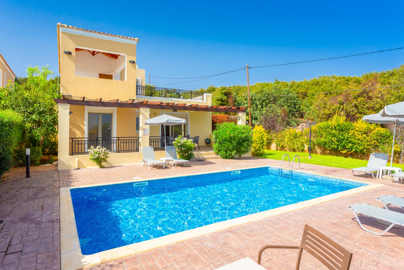 Beautiful villa with private pool, terrace, and large garden