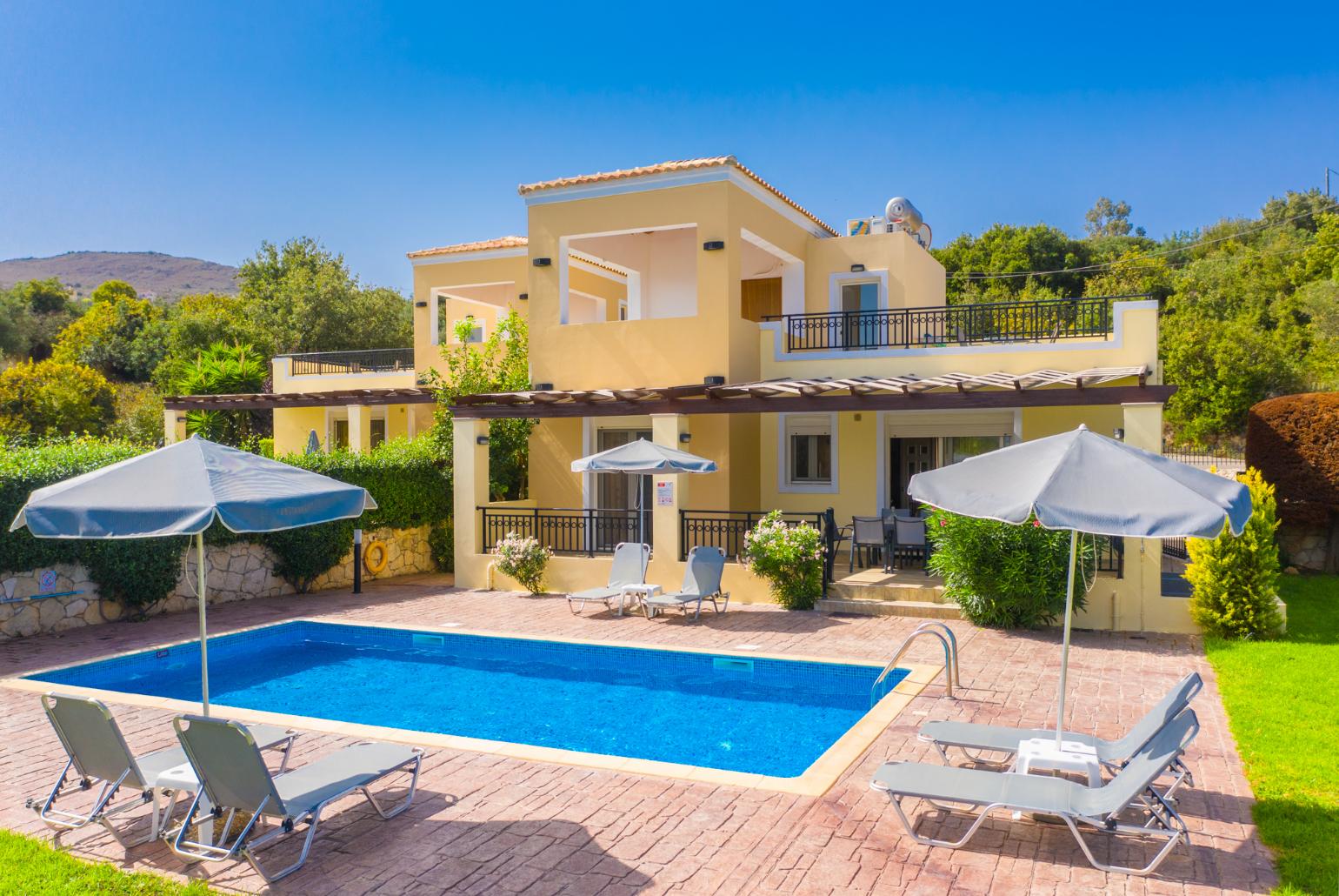 Beautiful villa with private pool, terrace, and large garden