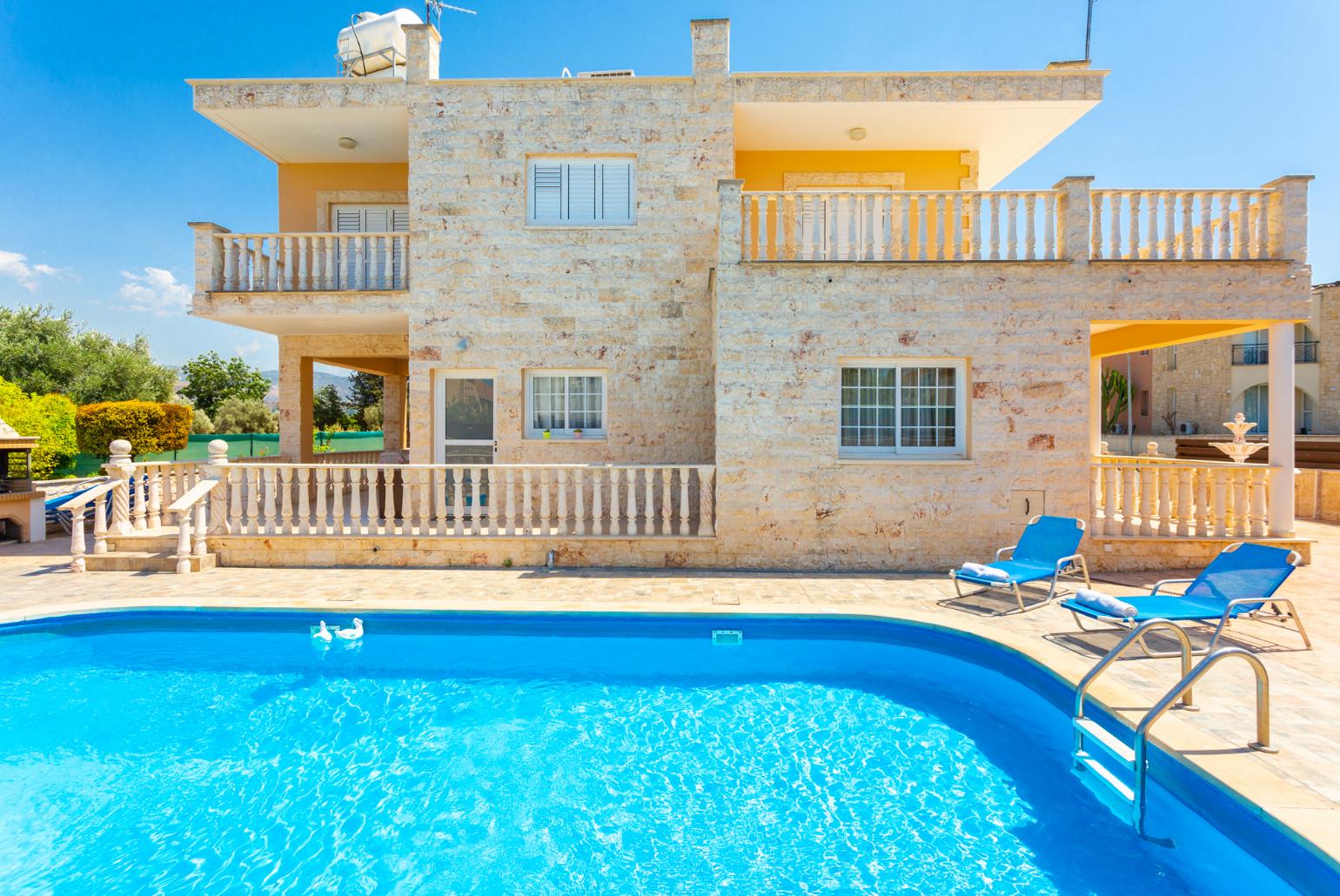 Beautiful villa with private pool, terrace, and large garden