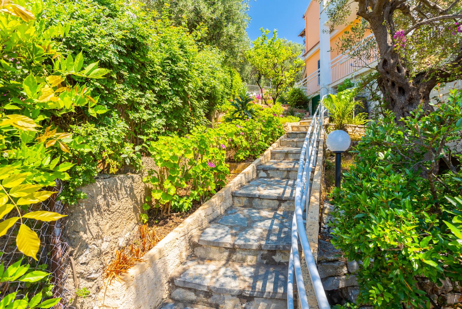 Pathway to Villa Elia