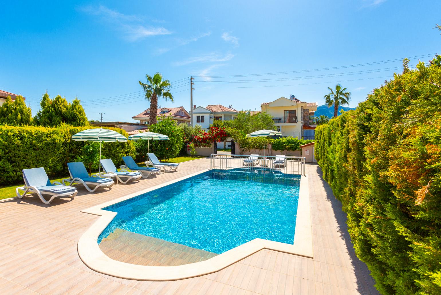 Private pool and terrace