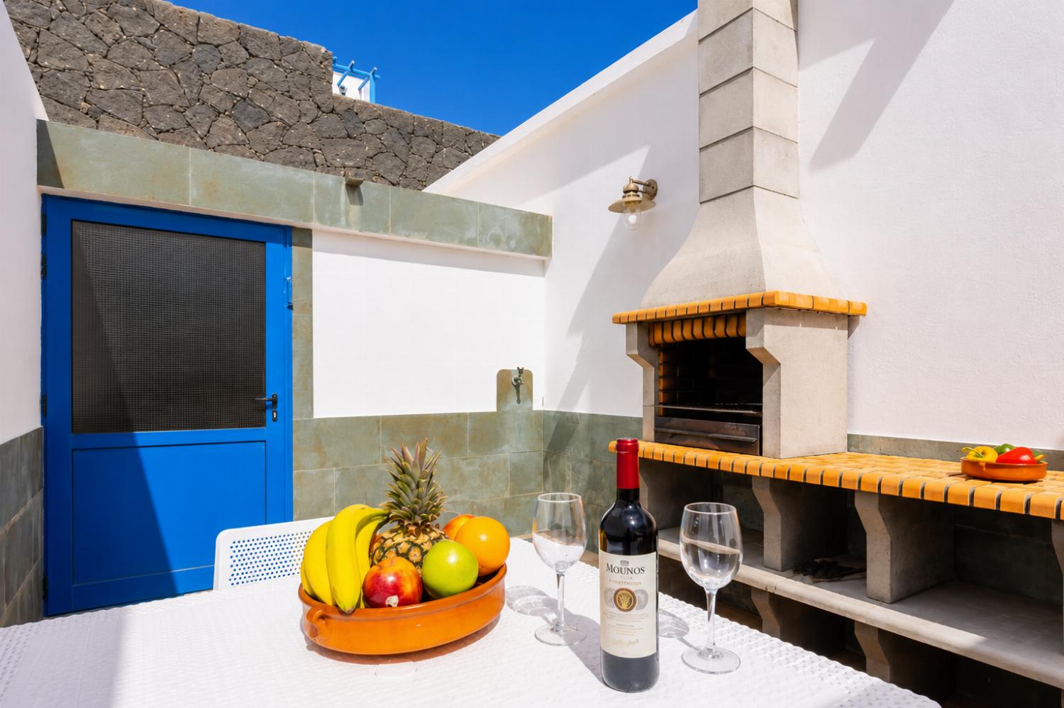 Terrace area with BBQ