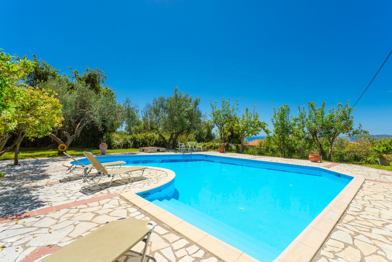 Private pool and terrace