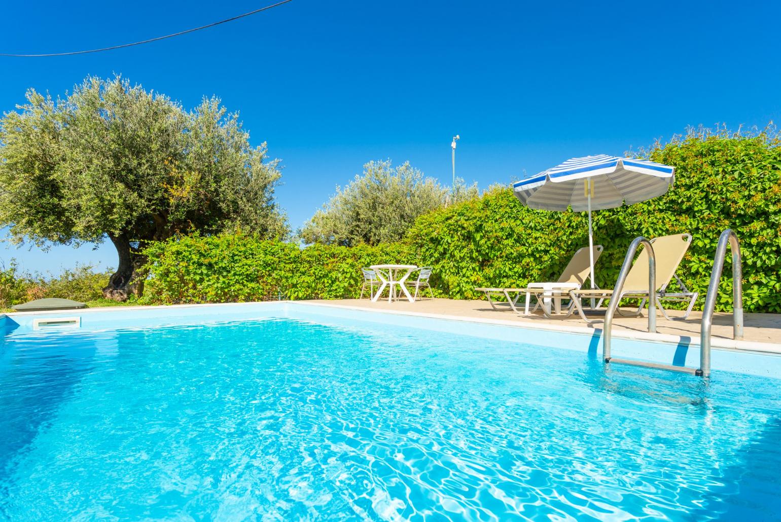 Private pool and terrace