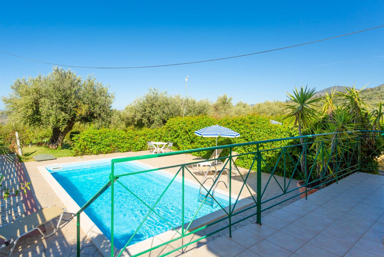 Private pool and terrace