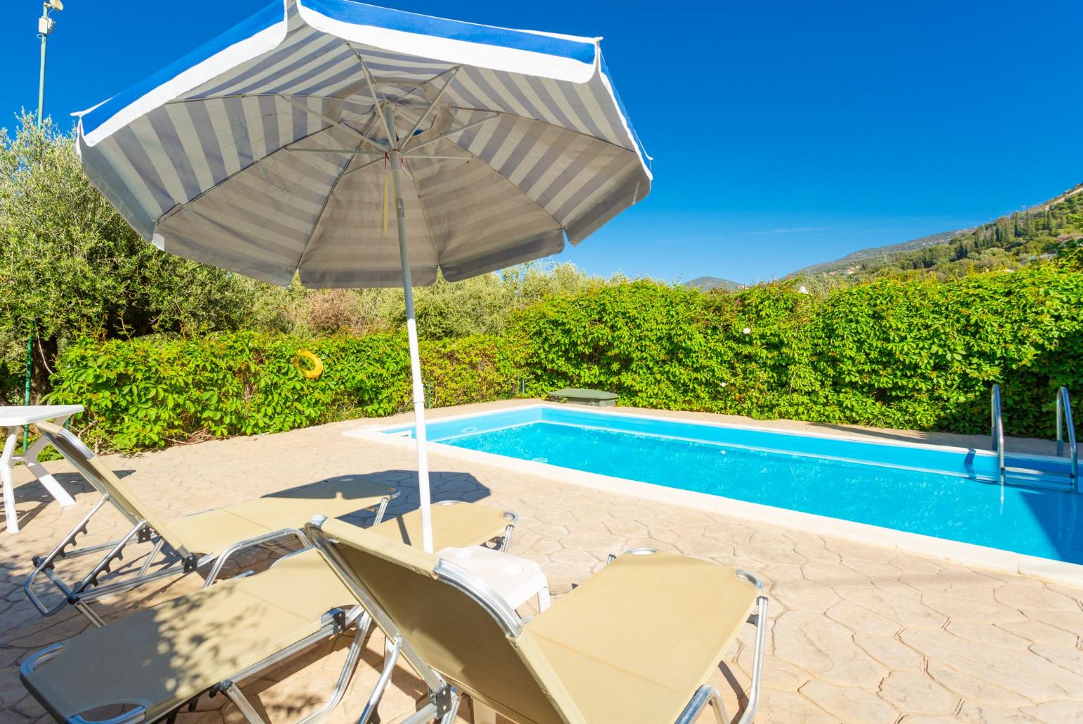 Private pool and terrace