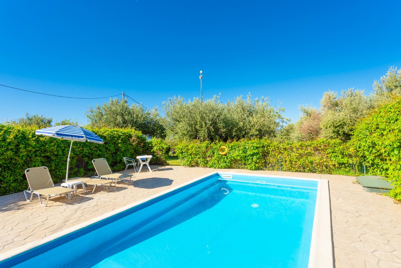 Private pool and terrace