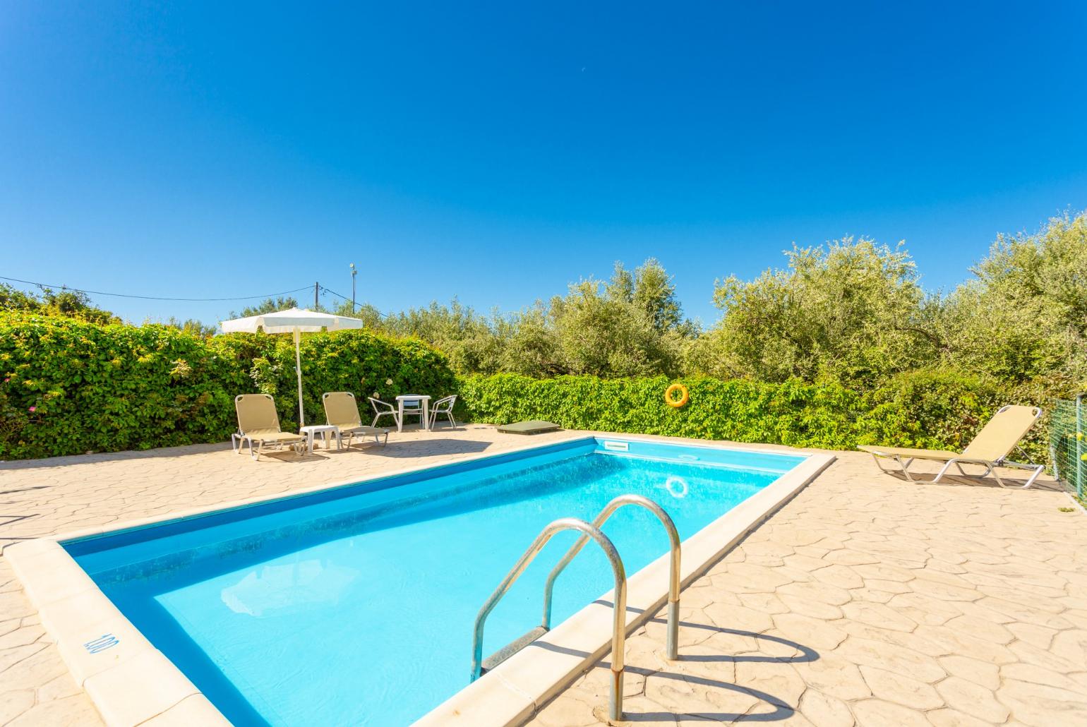 Private pool and terrace