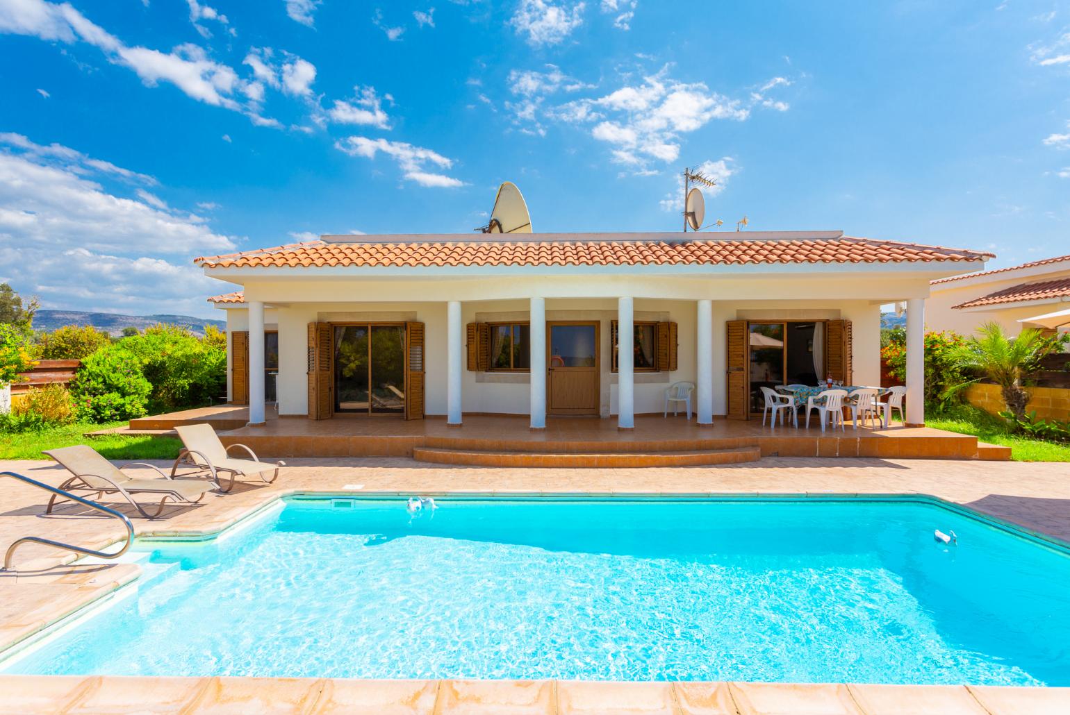 Beautiful villa with private pool and terrace with sea views