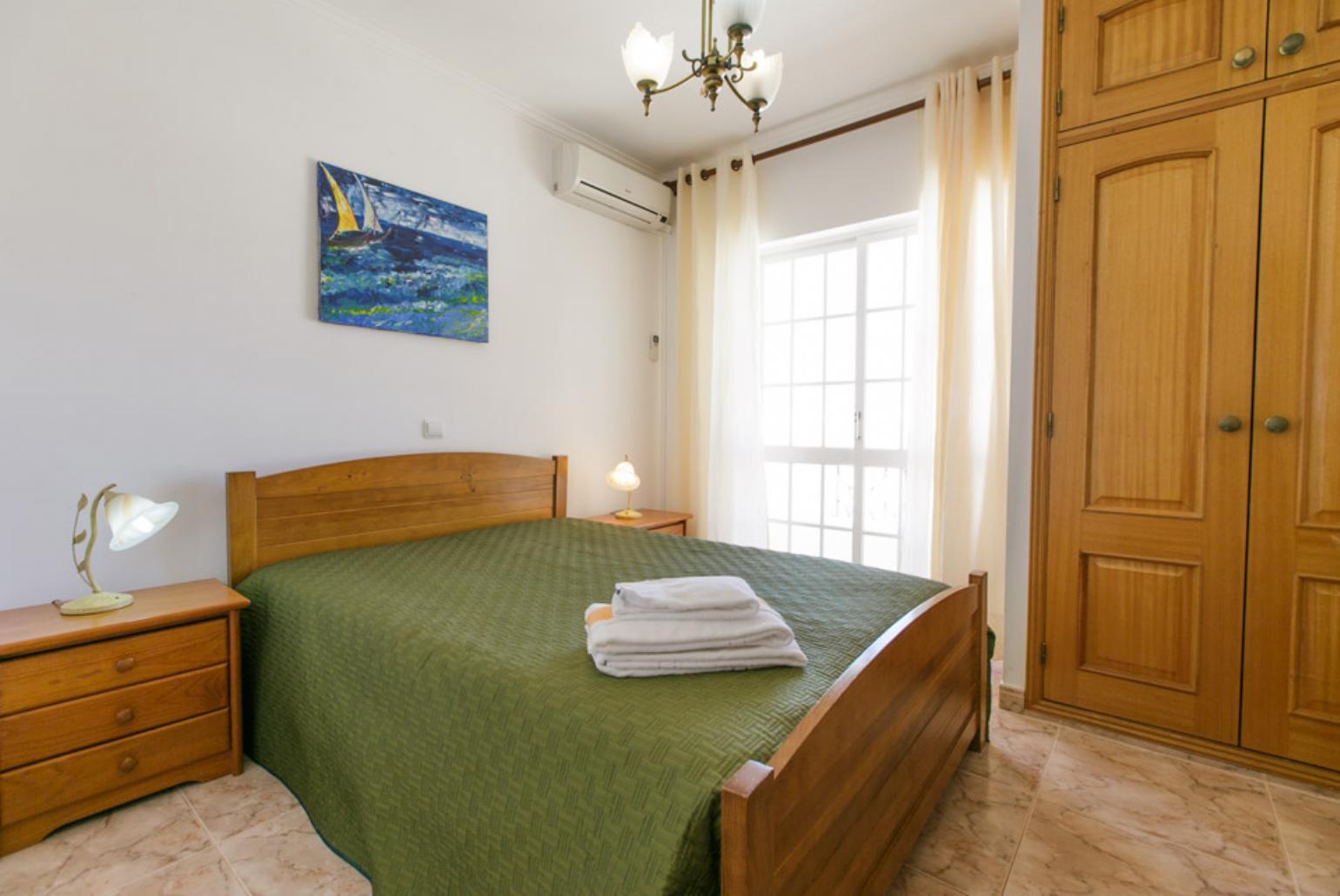 Double bedroom with AC