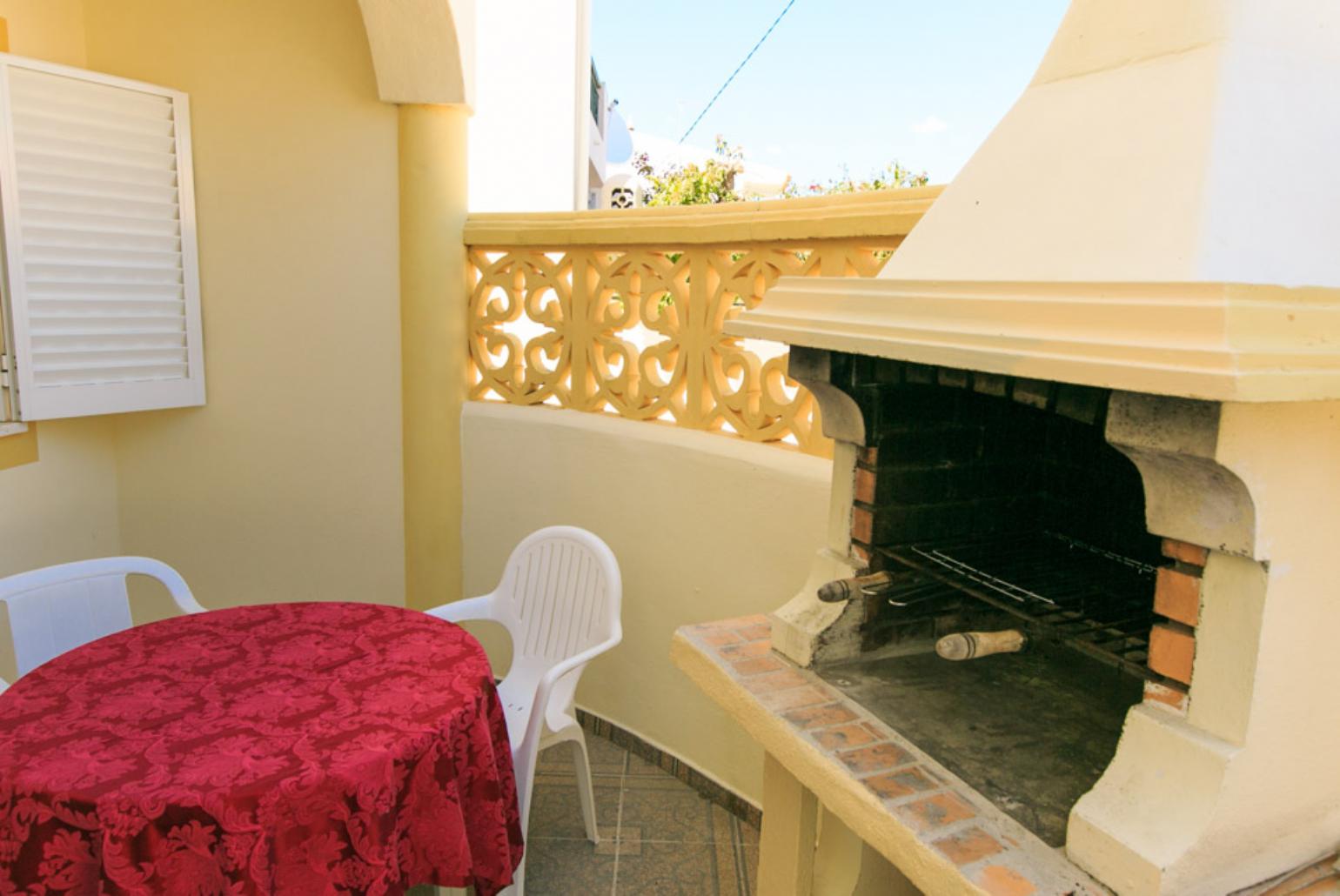 BBQ with seating area