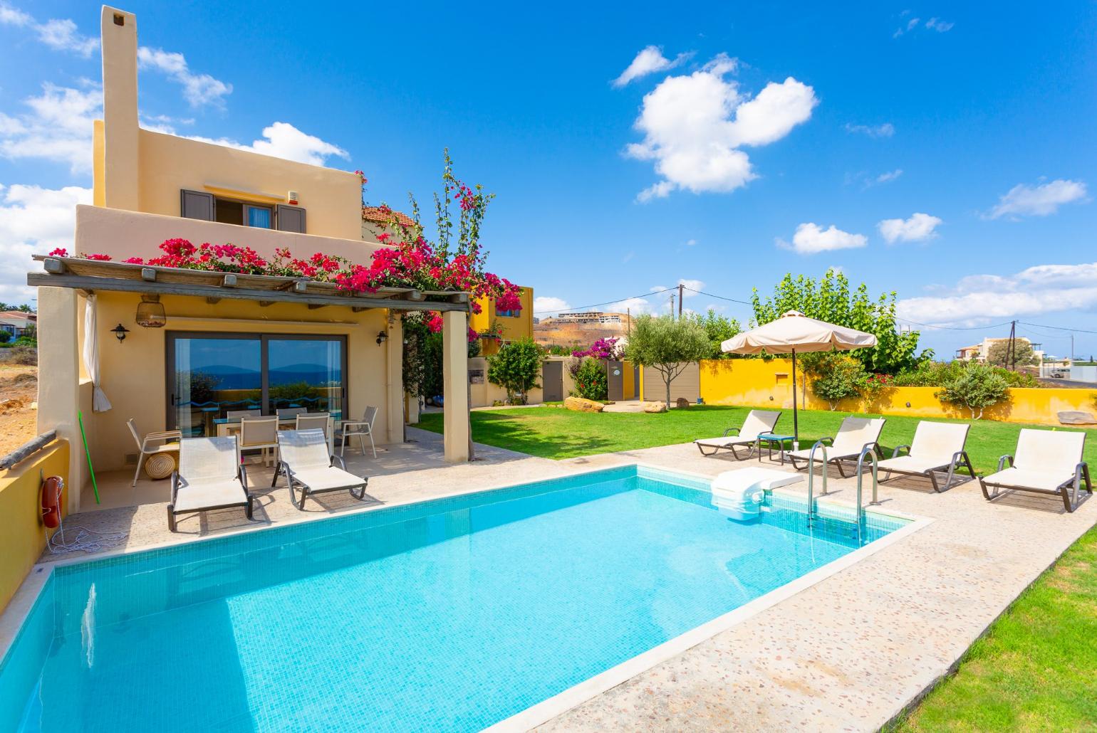 ,Beautiful villa with private pool and terrace