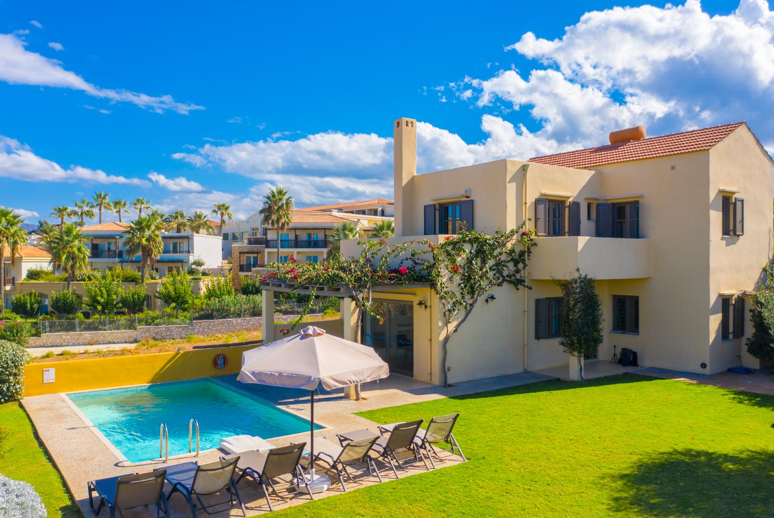 Aerial view of Villa Almira