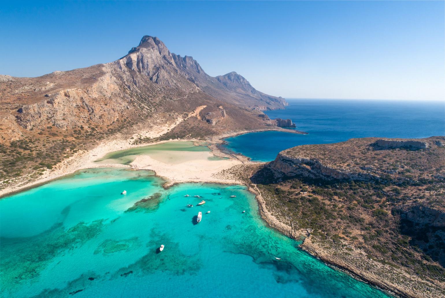 Balos Beach - a great day trip from Villa Giannis