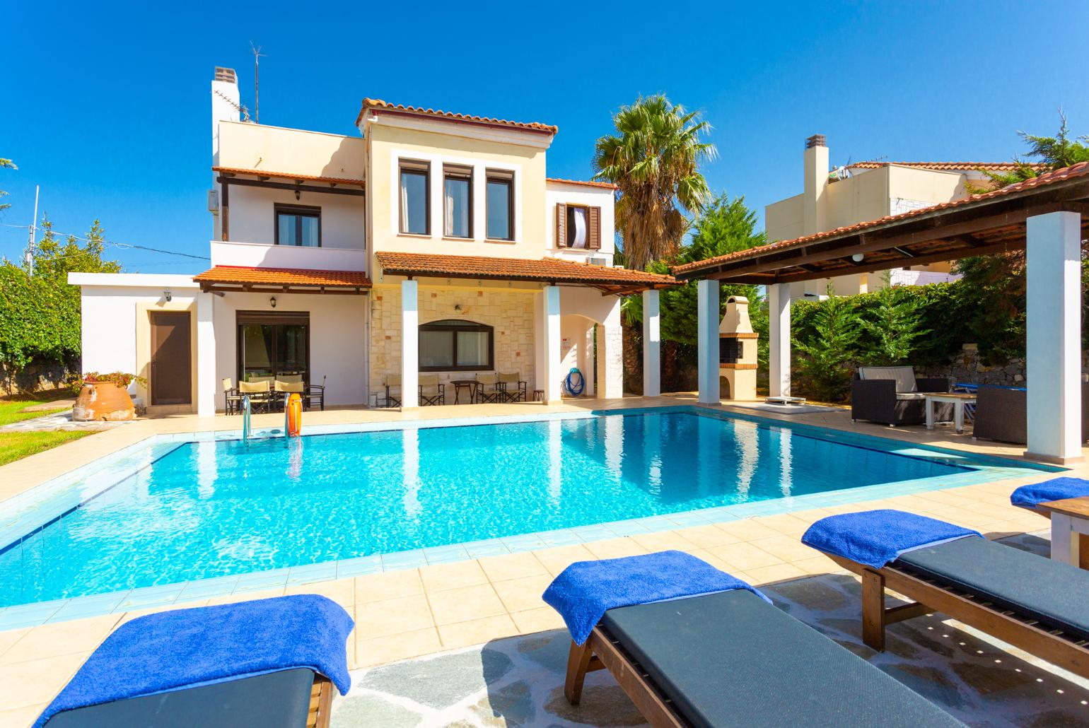 ,Beautiful villa with private pool and terrace