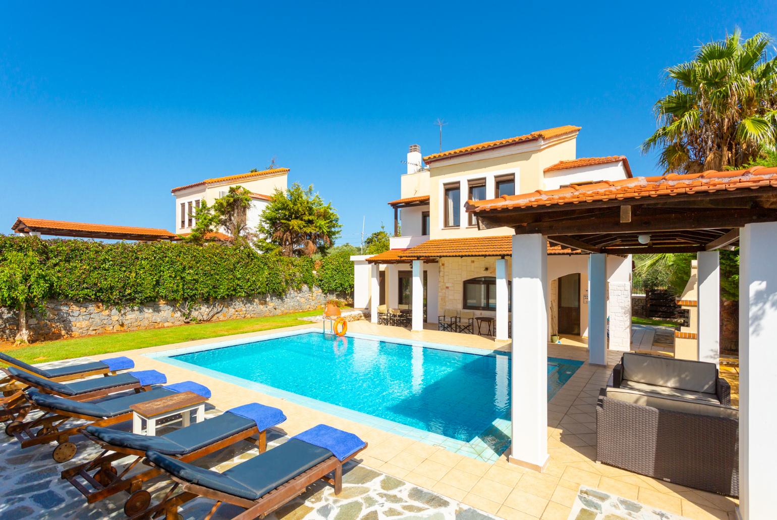 ,Beautiful villa with private pool and terrace