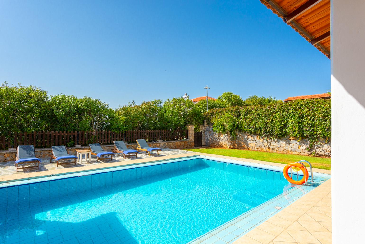 Private pool and terrace