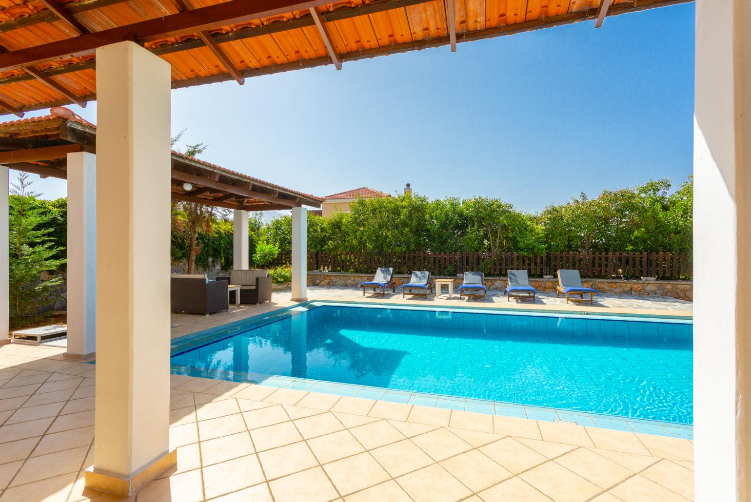 Private pool and terrace