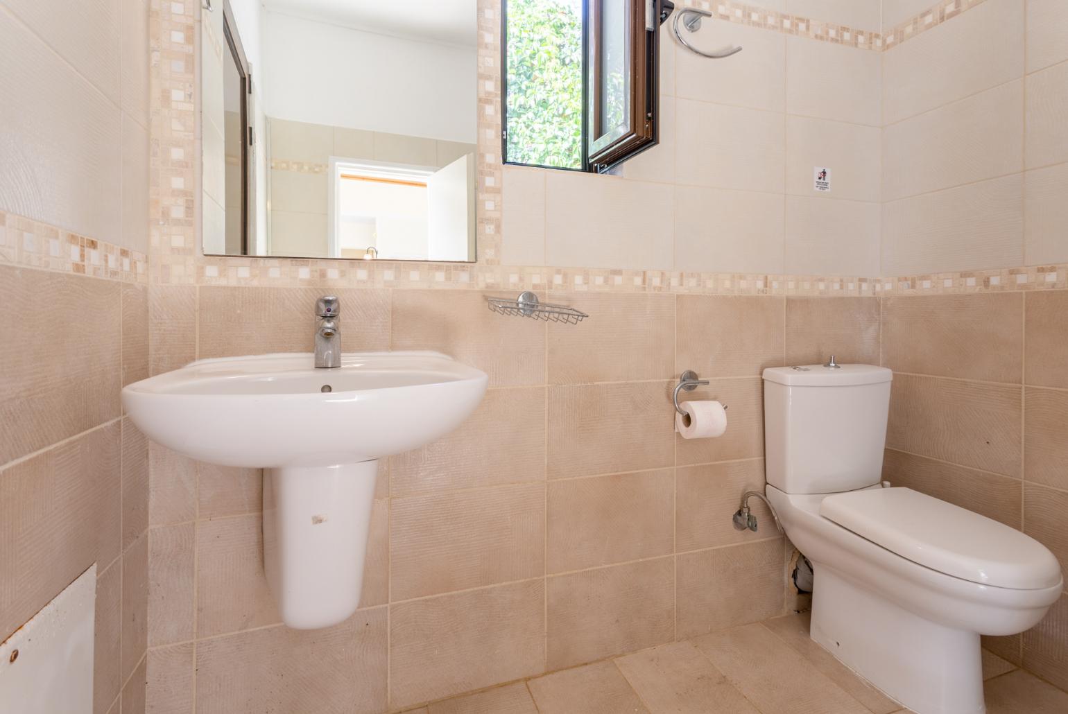 Family bathroom with shower