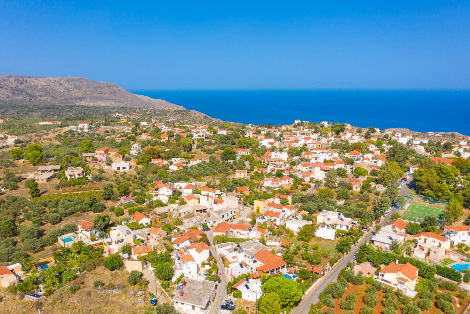 Aerial view of Kefalas