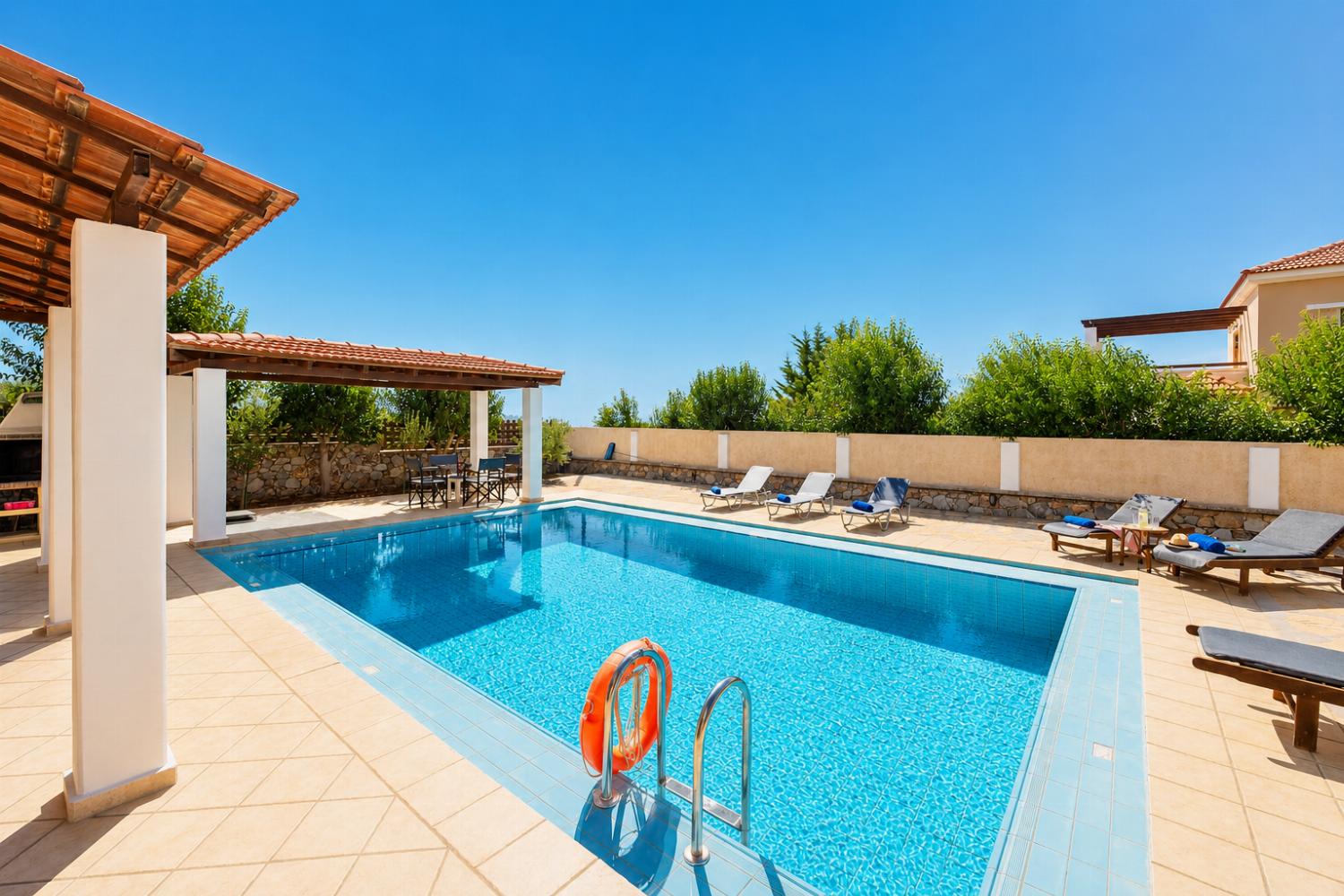 Private pool and terrace