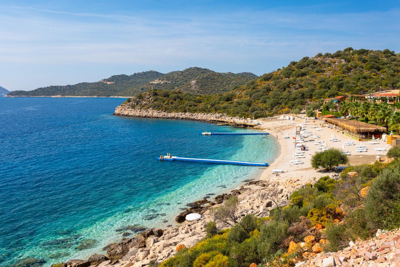 Local beach on Kas peninsula