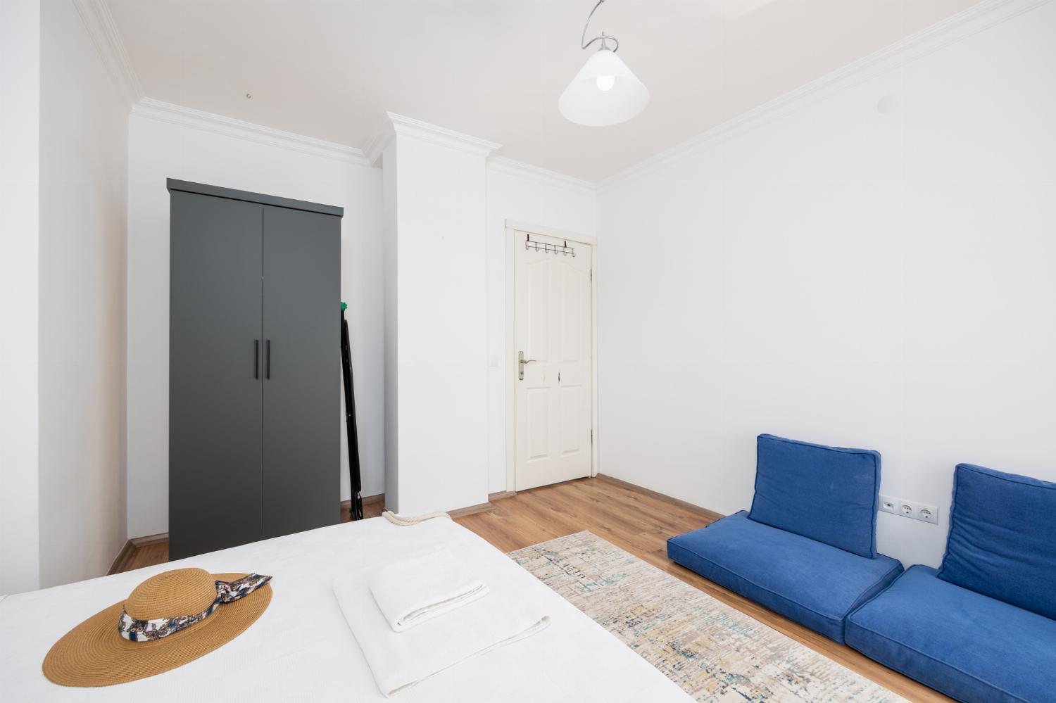 Double bedroom with A/C and sea views