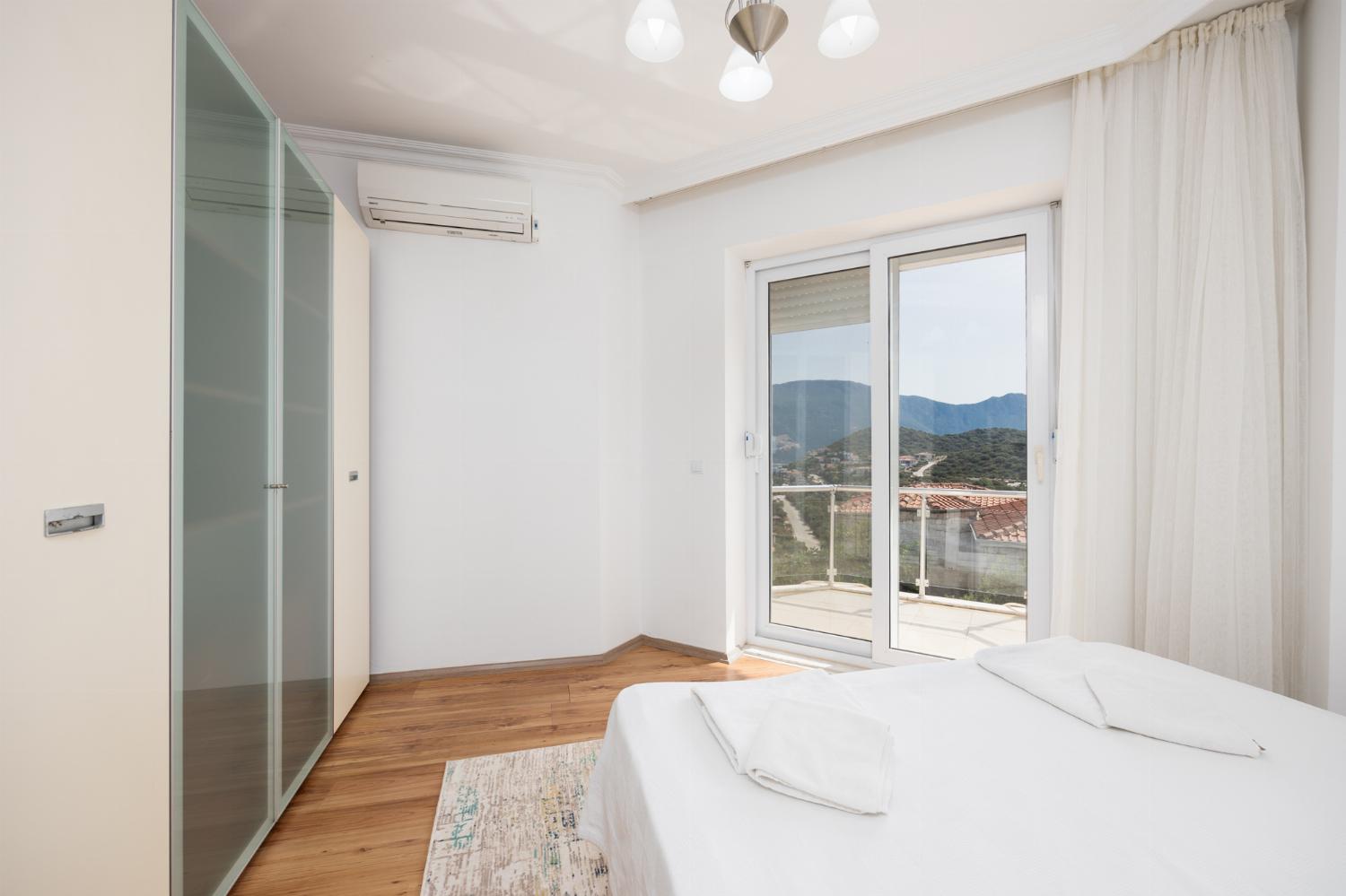Double bedroom with A/C and sea views