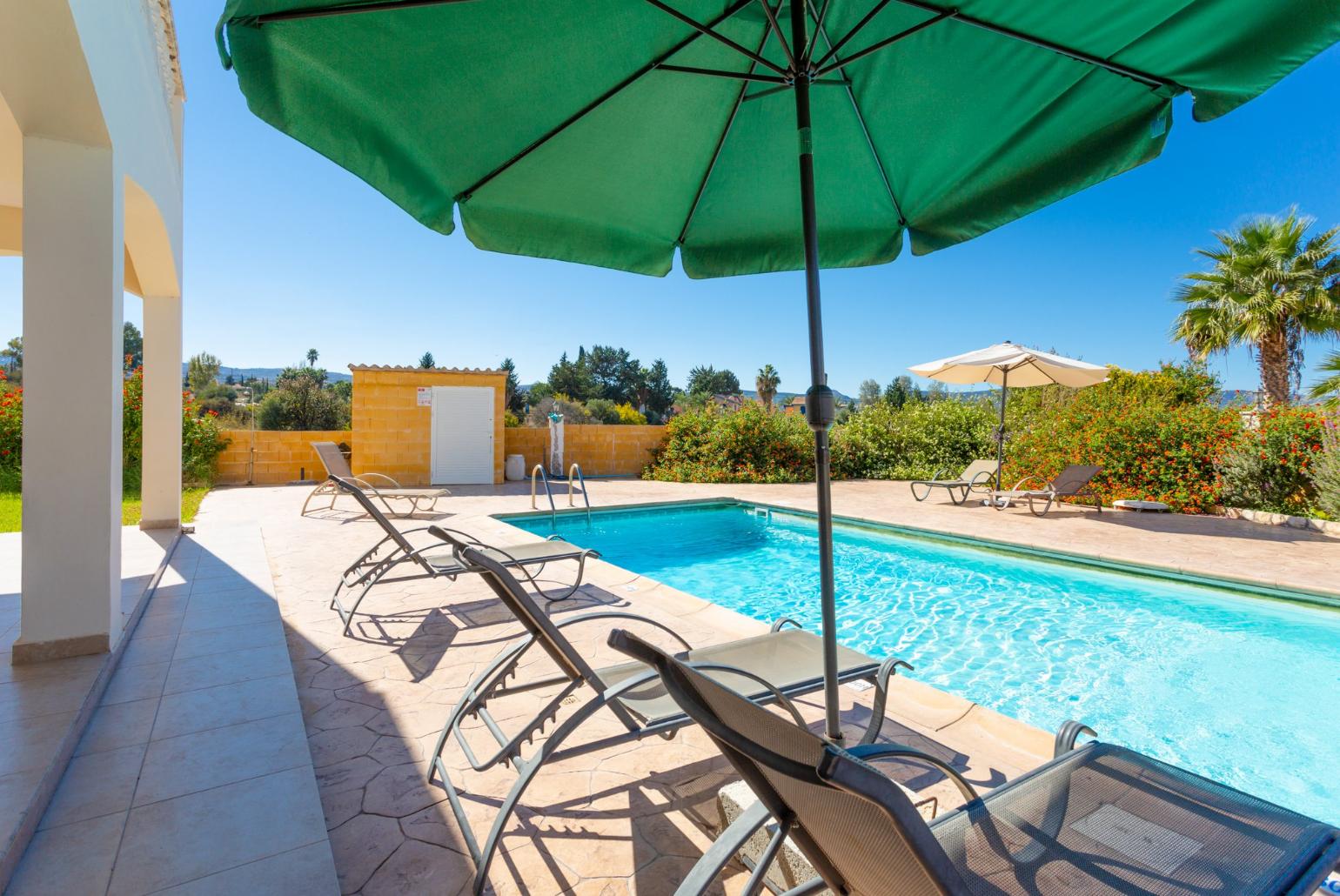 Private pool and terrace