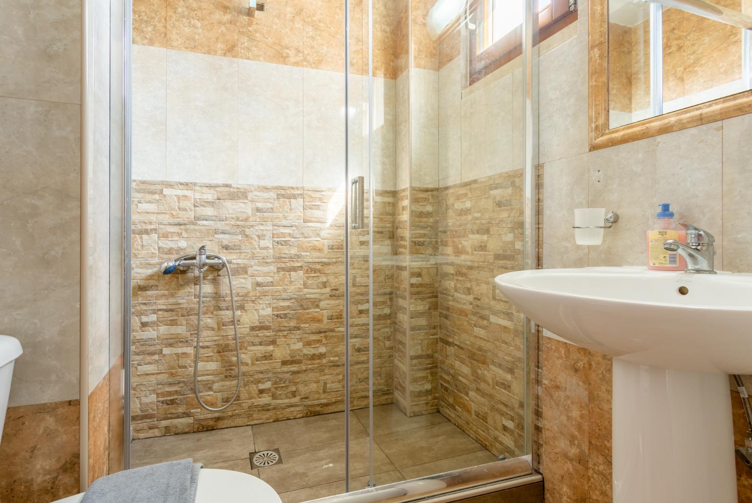 Family bathroom with shower