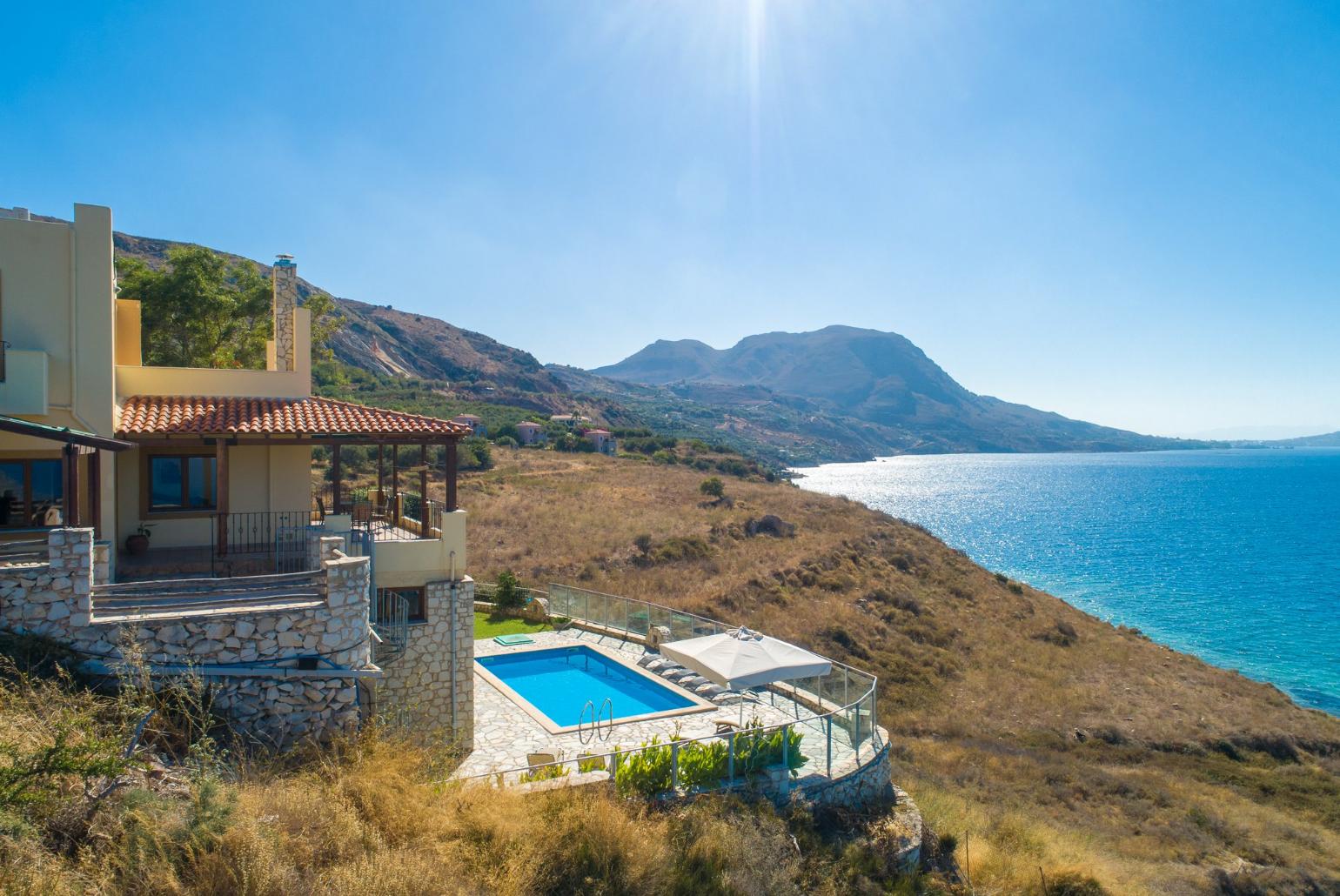 Aerial view of Souda Bay View