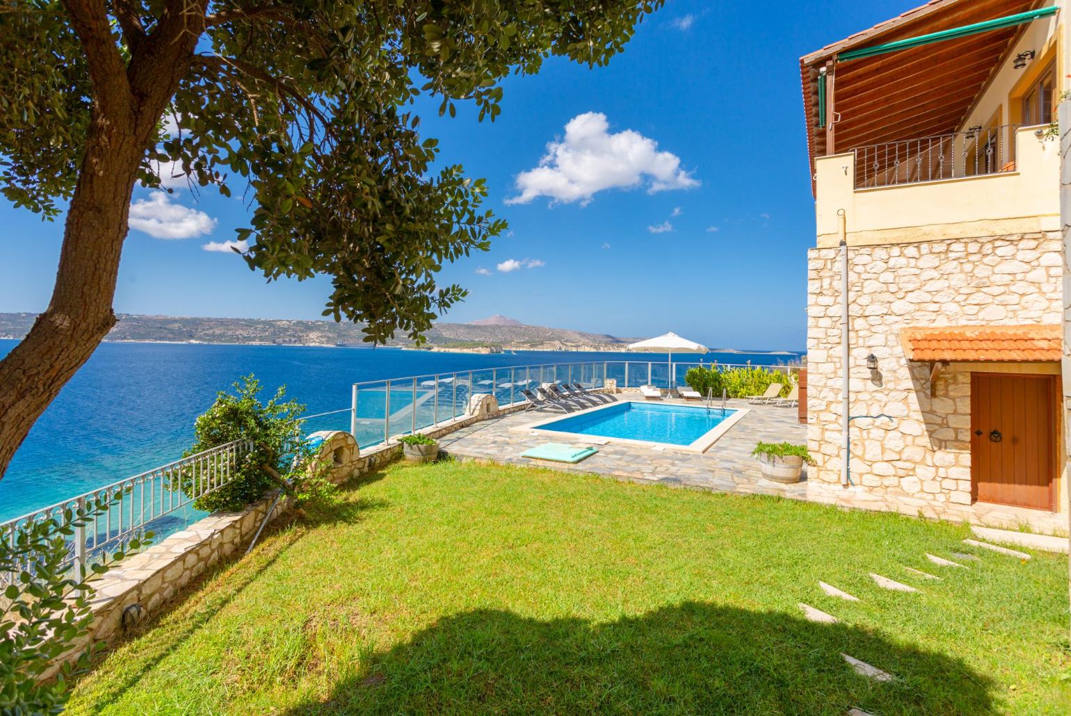 Beautiful villa with private pool, terrace, and panoramic sea views