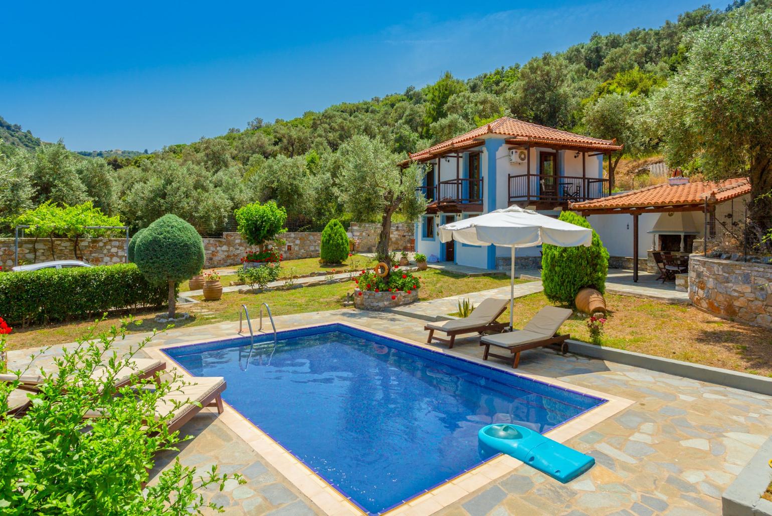 Beautiful villa with private pool, terrace, and garden