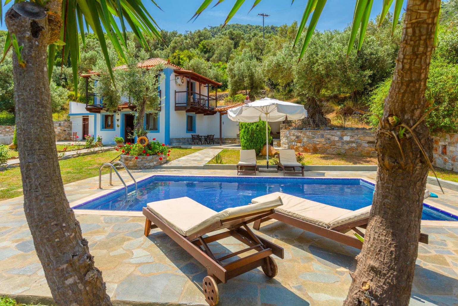 Beautiful villa with private pool, terrace, and garden