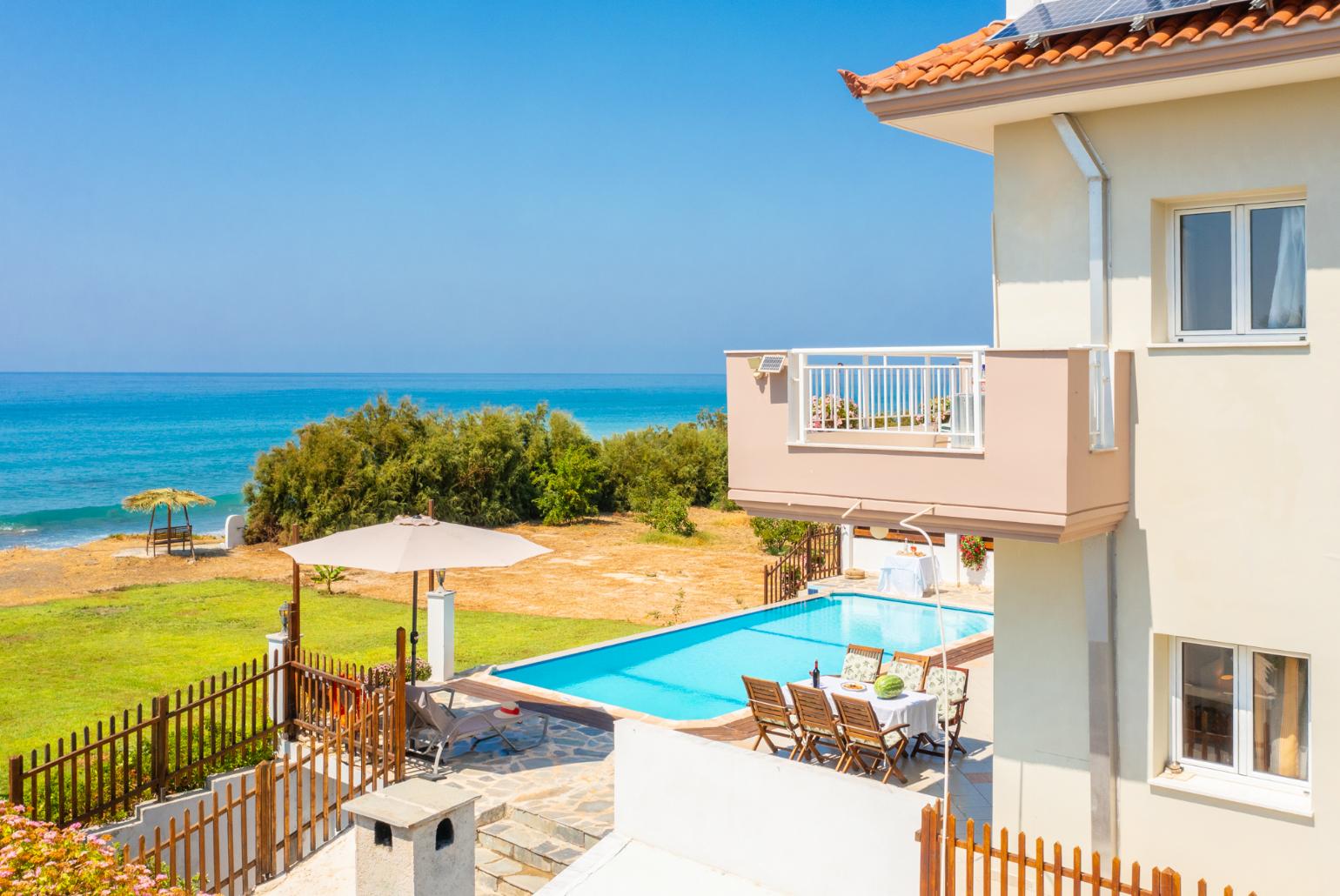 Aerial view of Kalisto Beach Villa