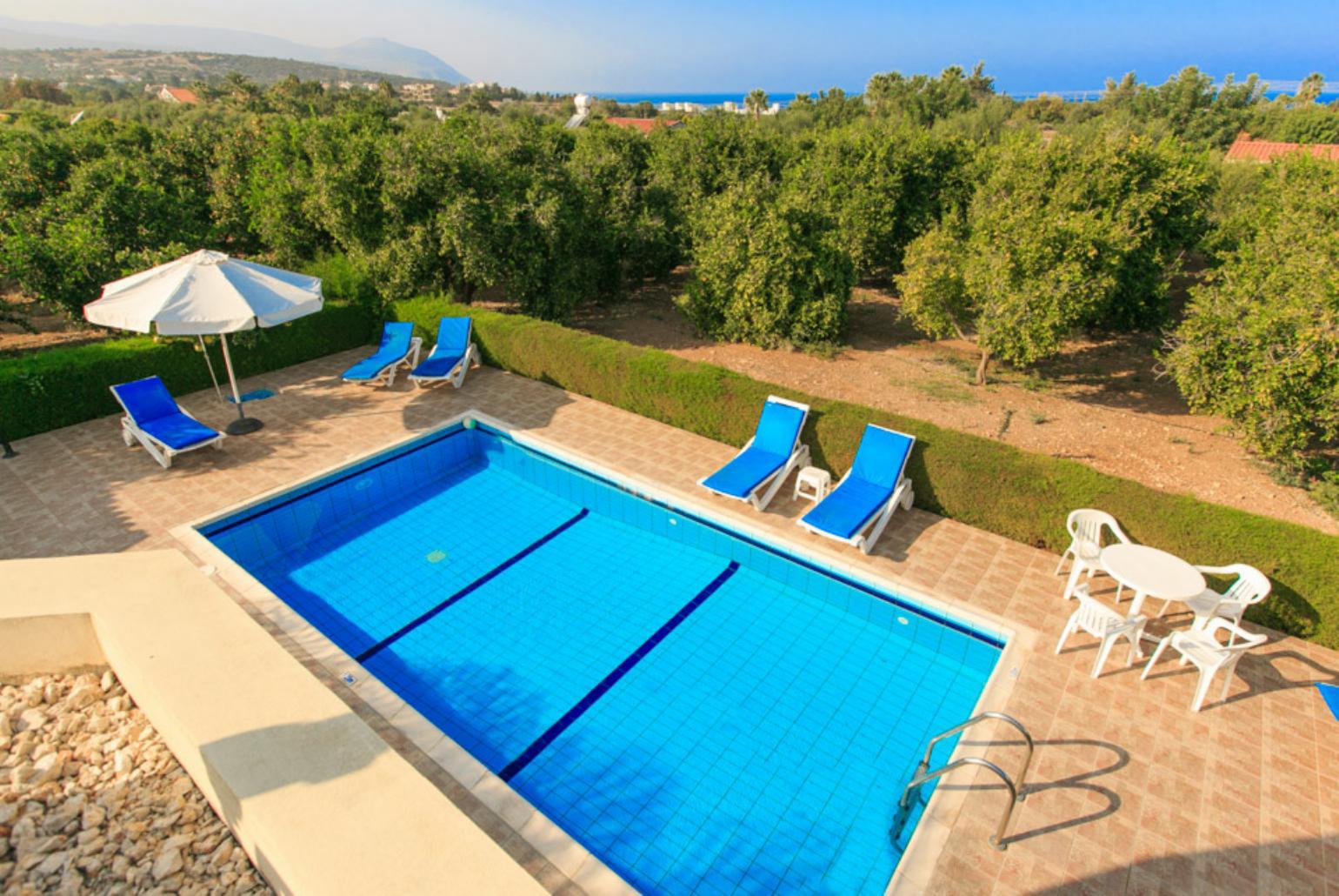 Private pool and terrace