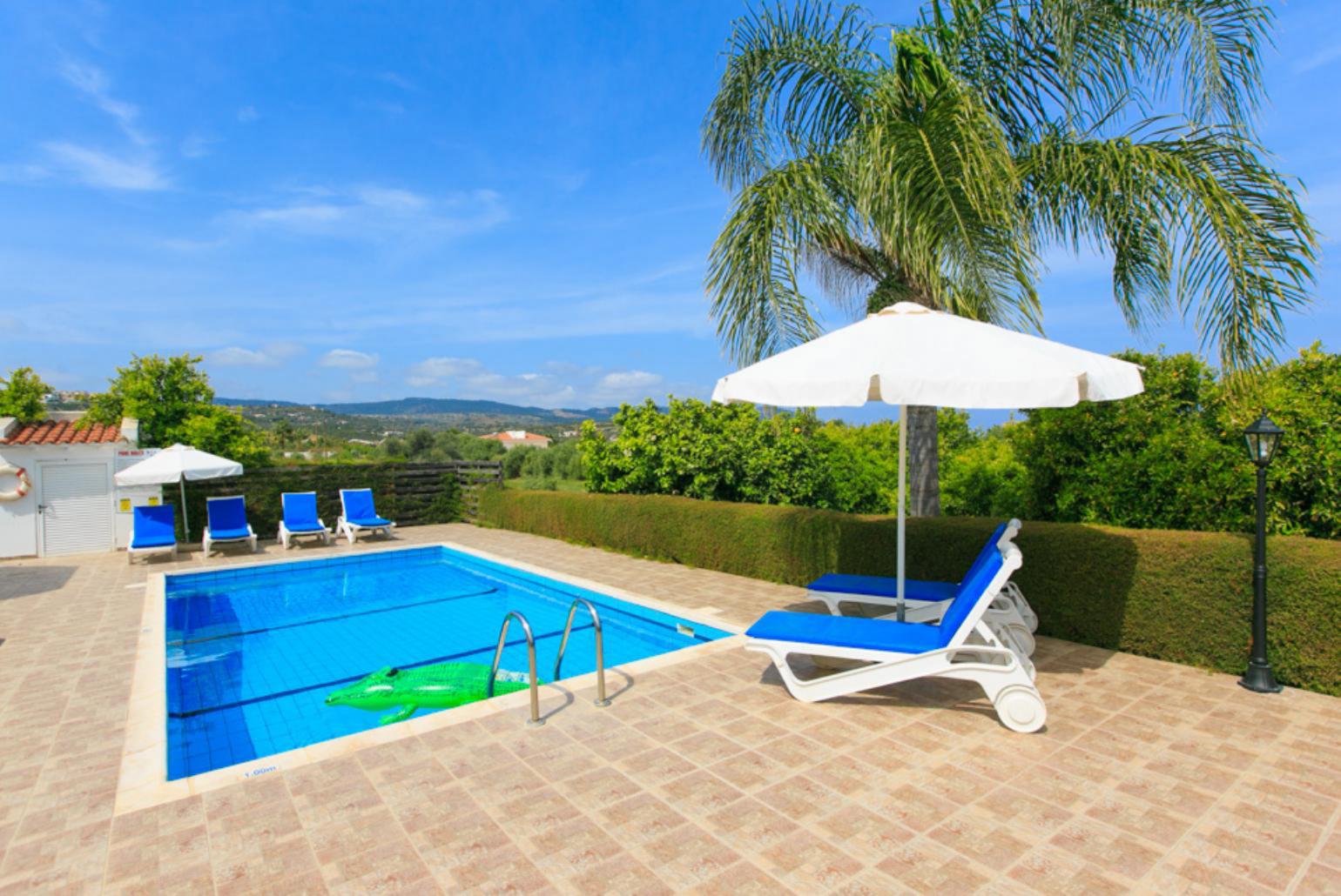 Private pool and terrace