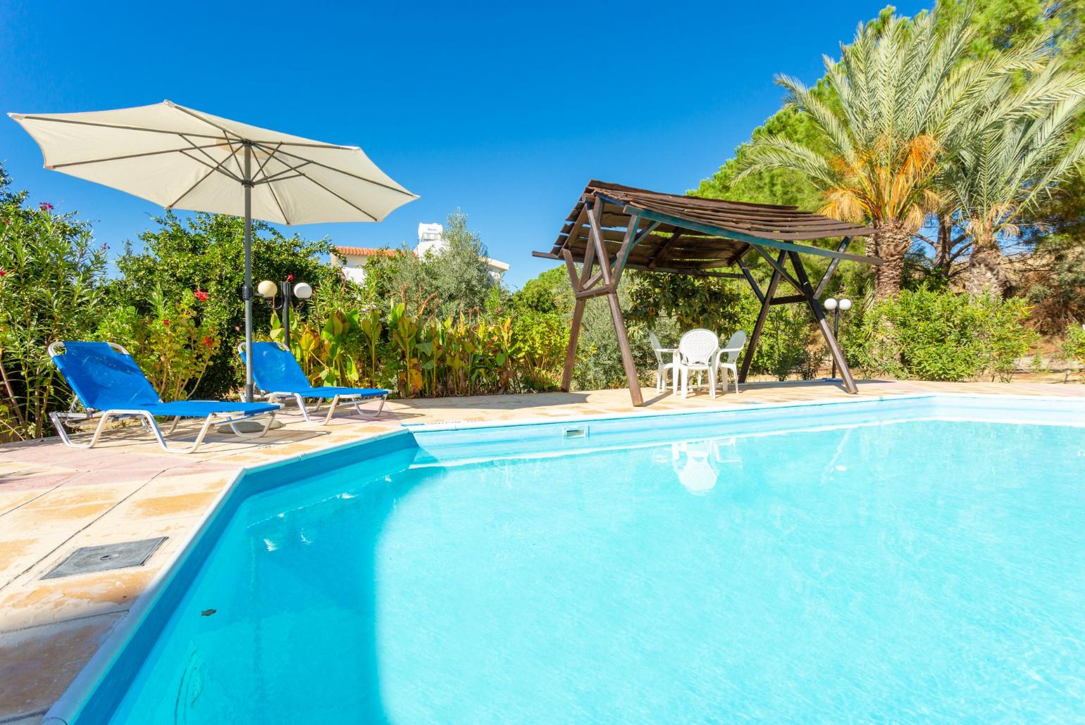 Private pool and terrace