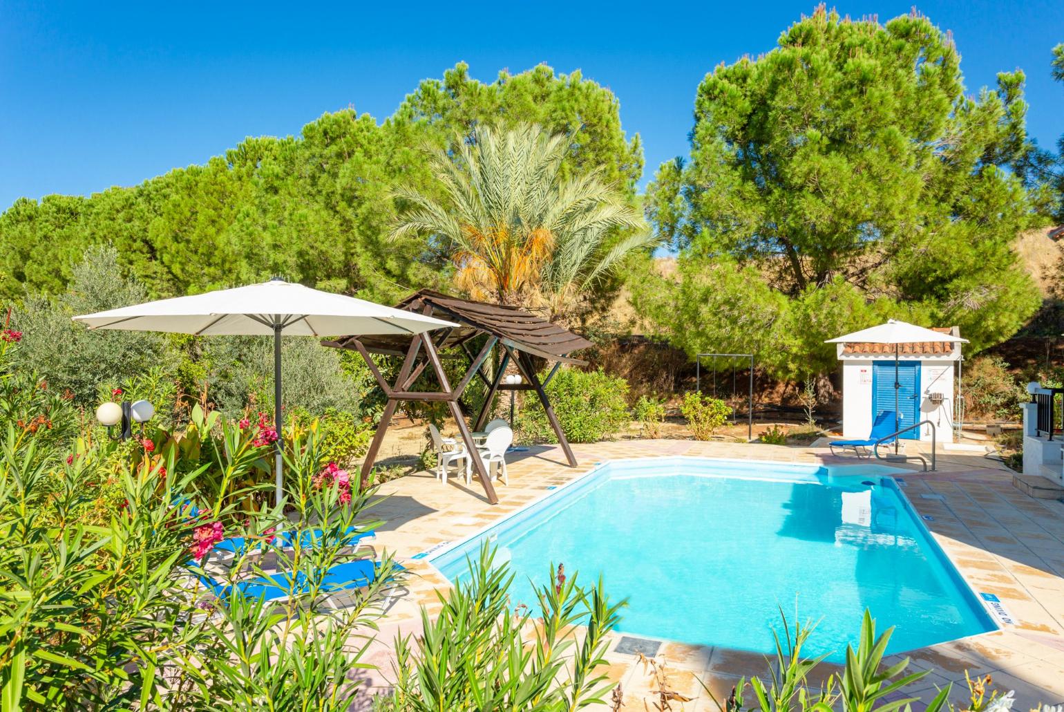 Private pool and terrace