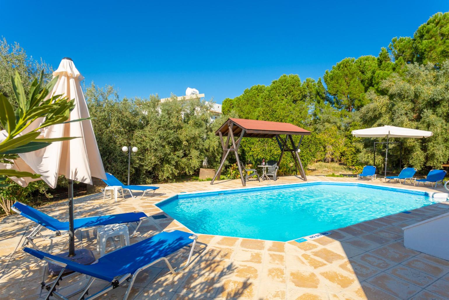 Private pool and terrace