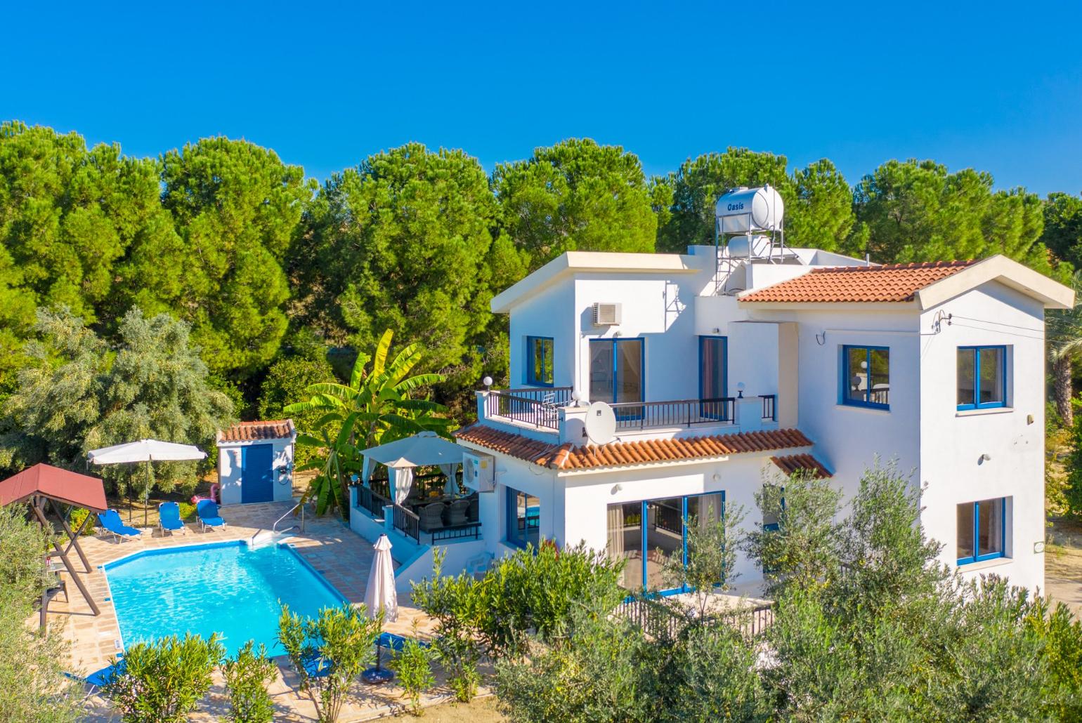 ,Beautiful villa with private pool and terrace