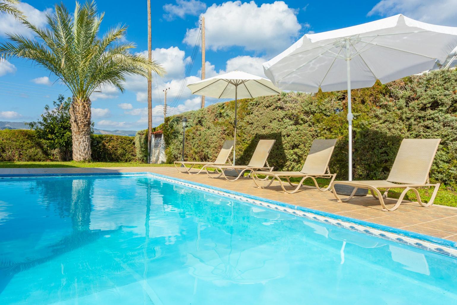 Private pool and terrace