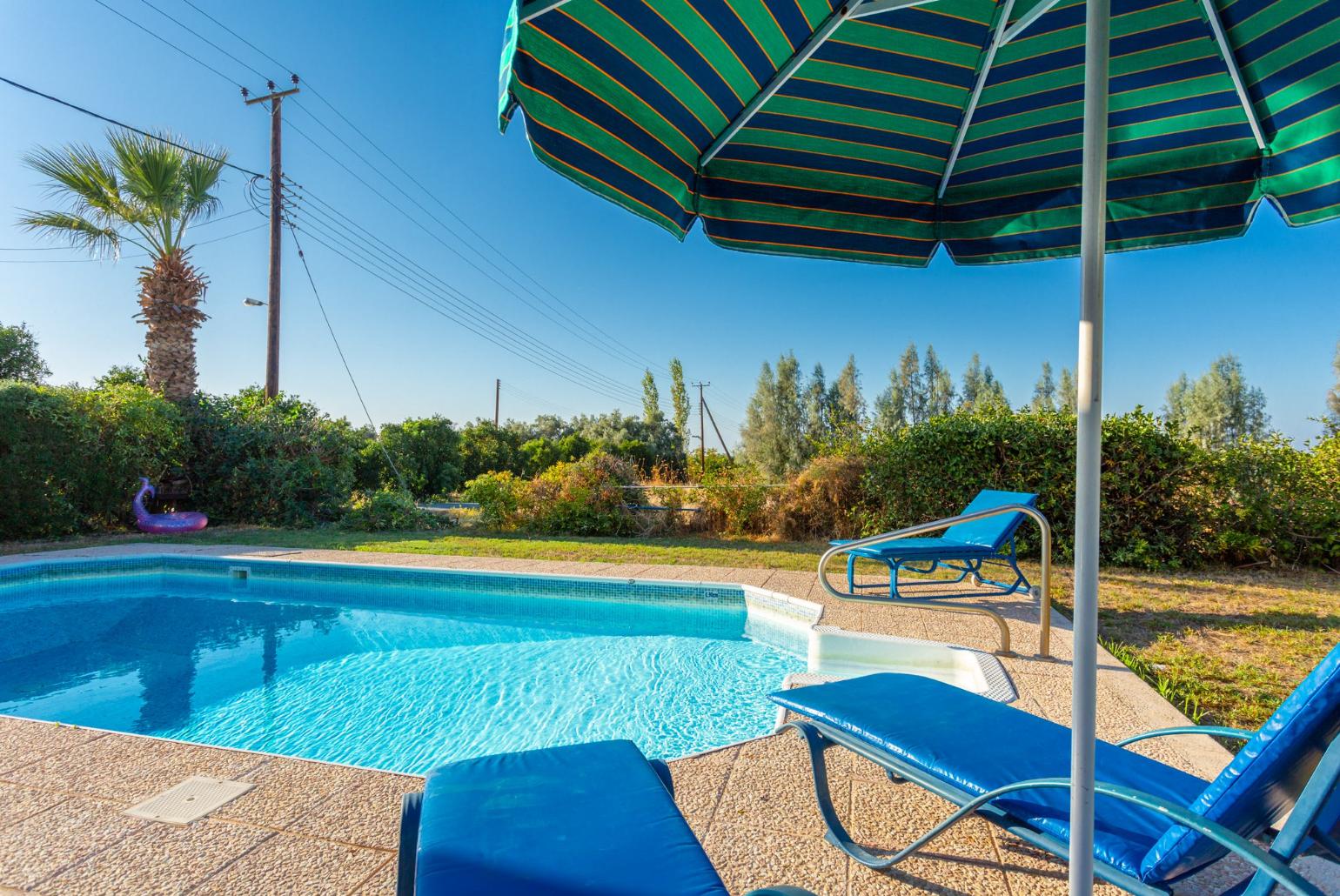 Private pool and terrace