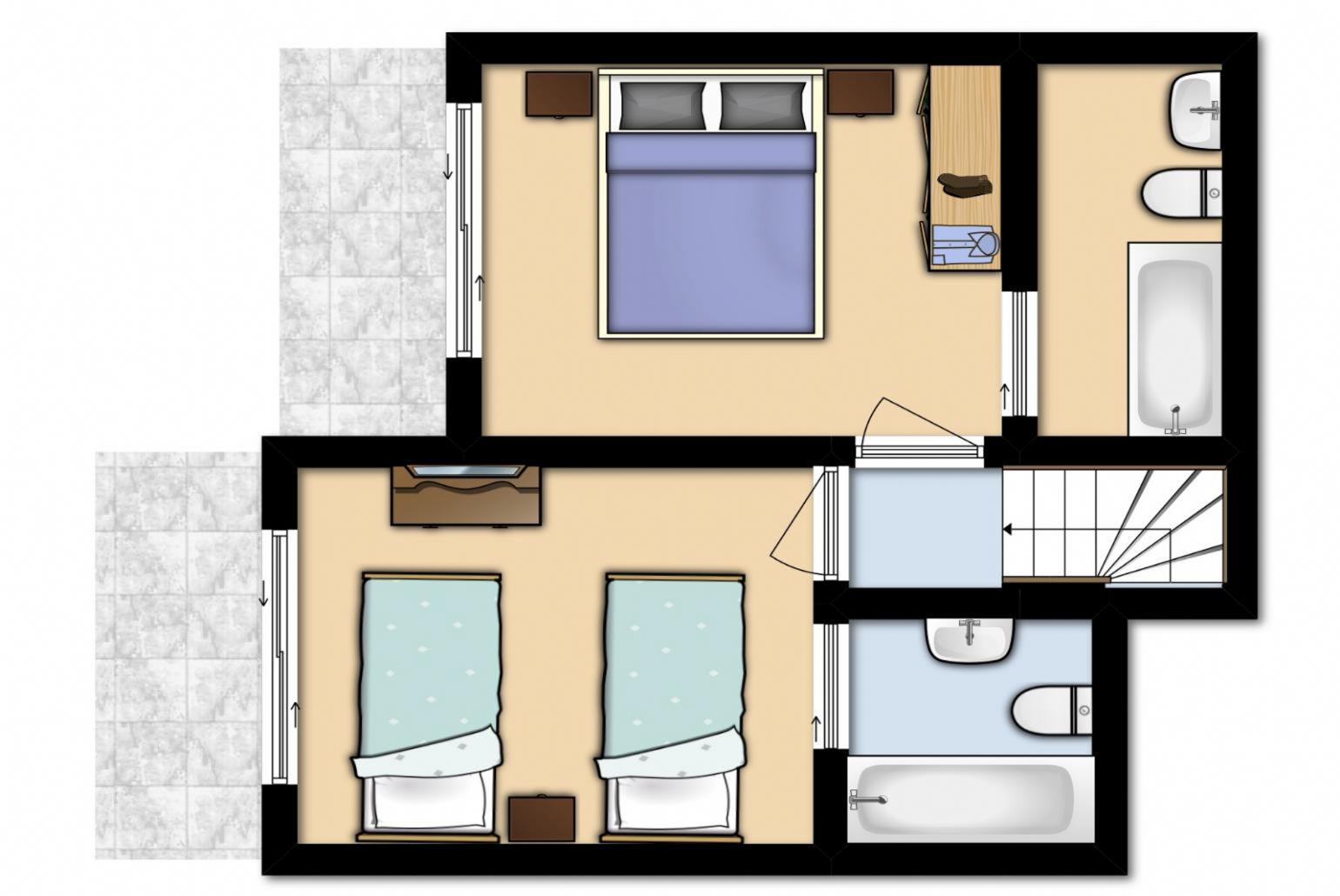 Floorplan of first level