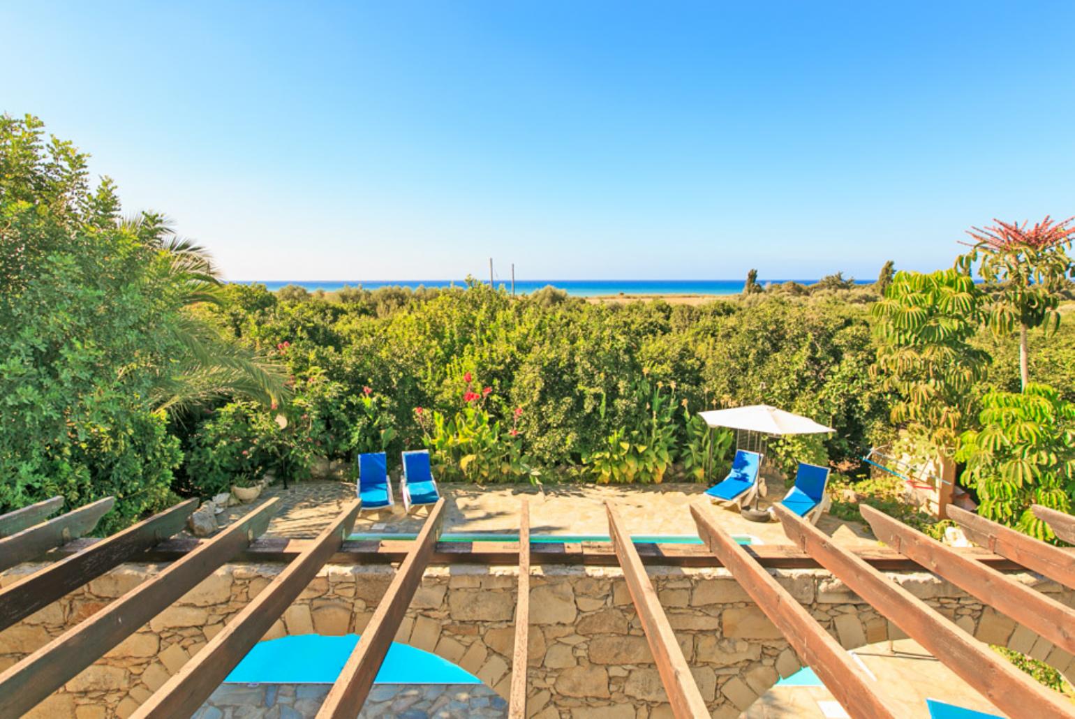 Balcony with views