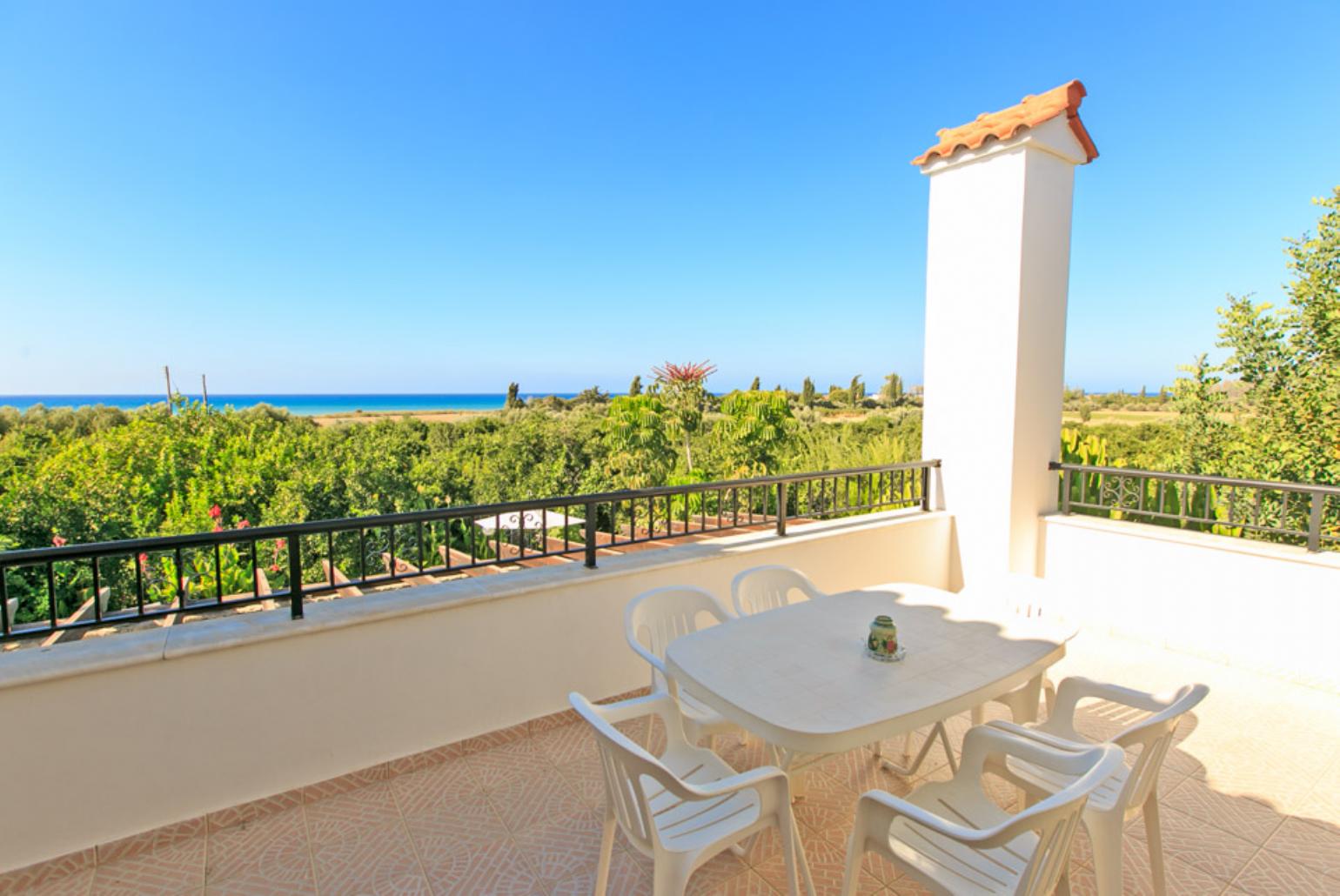 Balcony with panoramic views