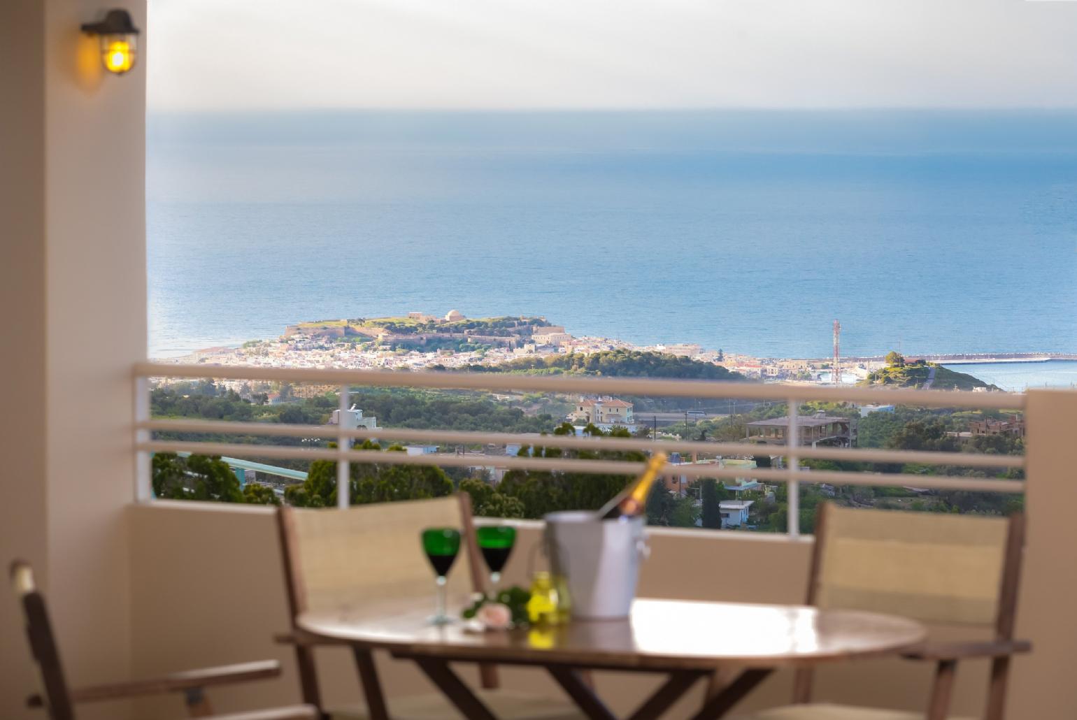 Balcony with views