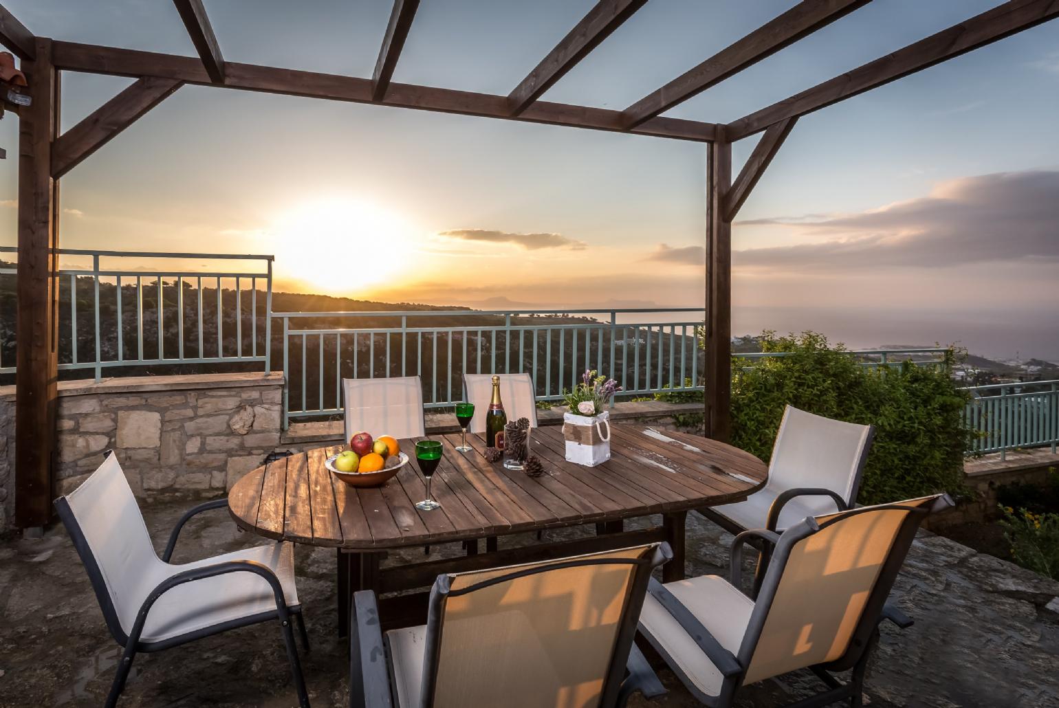 Balcony with views