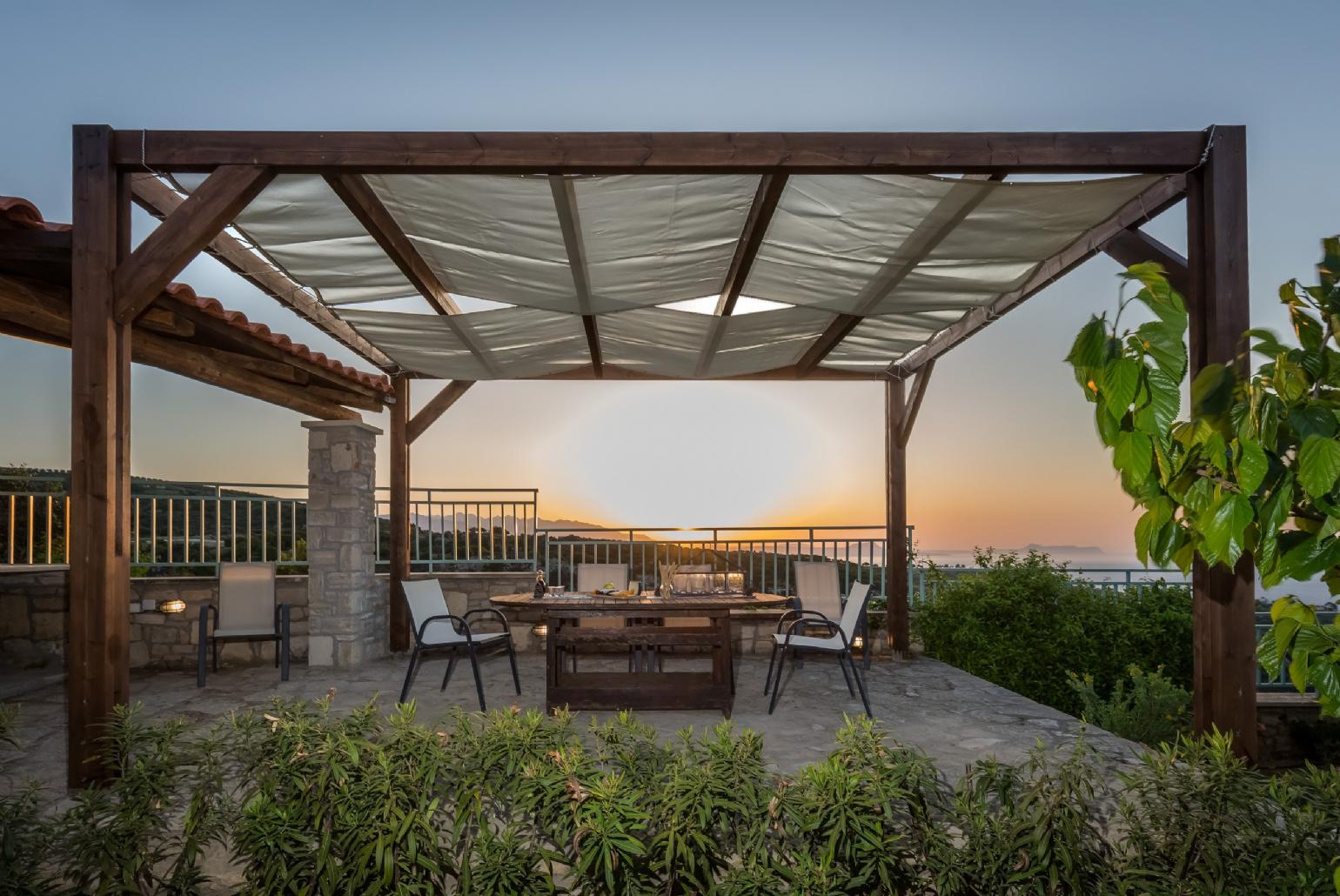 Terrace with BBQ and views