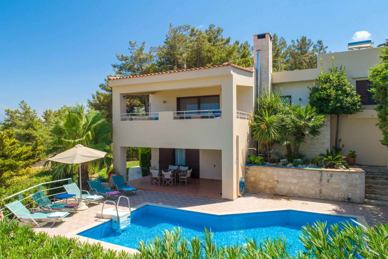 ,Beautiful villa with private pool and terrace